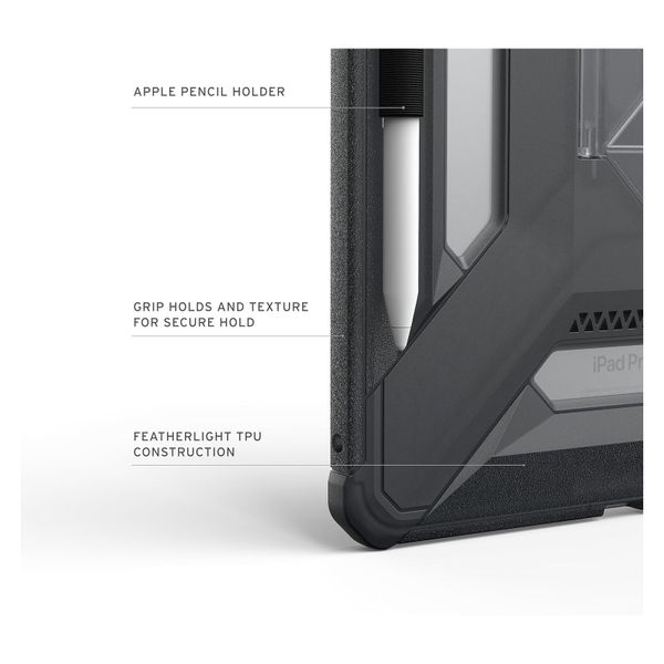 UAG Scout Plus Back Cover mit Ständer Apple iPad Pro 11 (2025) M5 / (2024) M4 - Ash
