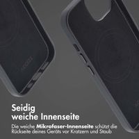 Accezz MagSafe Leather Backcover Apple iPhone 15 - Onyx Black