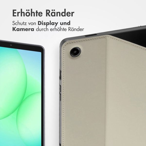 Accezz Classic Klapphülle Samsung Galaxy Tab A11 Plus - Greige