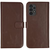 Selencia Echtleder Klapphülle Samsung Galaxy A13 (4G) - Braun