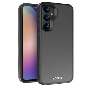 Accezz Rugged Frosted Back Cover Samsung Galaxy A55 - Schwarz