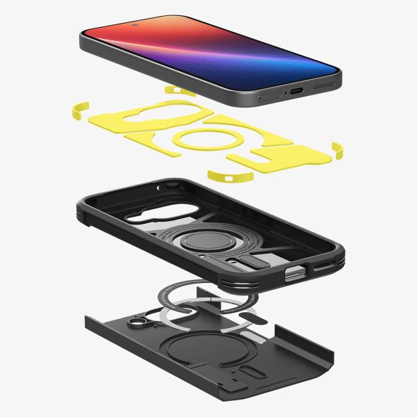 Spigen Tough Armor Backcover MagSafe Google Pixel 9A - Schwarz