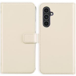 Selencia Echtleder Klapphülle Samsung Galaxy A54 (5G) - Greige