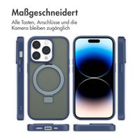 Accezz Ring Stand Backcover mit MagSafe Apple iPhone 14 Pro - Blau