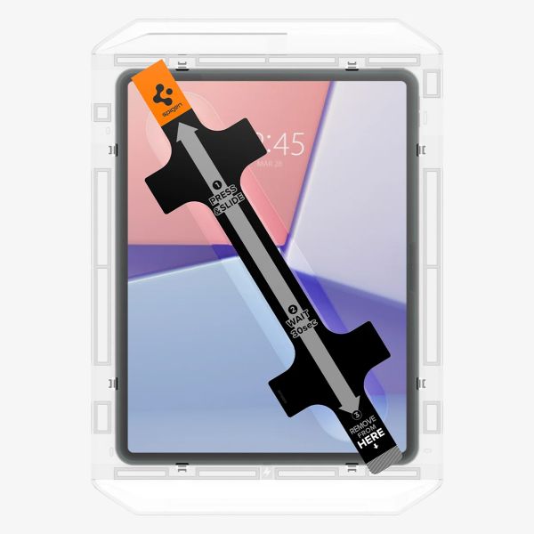 Spigen GLAStR EZ Fit Displayschutzfolie + Applicator Apple iPad Air 13 Zoll (2026) M4 / (2025) M3 / (2024) M2