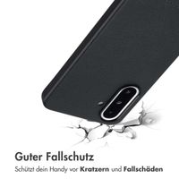 Accezz MagSafe Leather Backcover Samsung Galaxy A36 / A56 - Onyx Black
