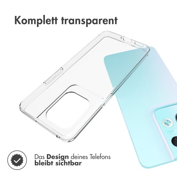 Accezz Clear TPU Backcover Oppo Reno 8 Pro 5G - Transparent