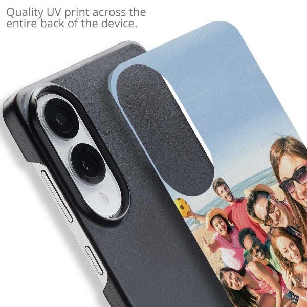 Gestalte deine eigene Hardcase Hülle Samsung Galaxy S25 Edge - Schwarz