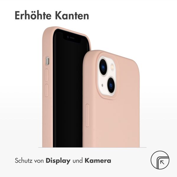 Accezz Liquid Silikoncase Apple iPhone 14 Plus - Rosa