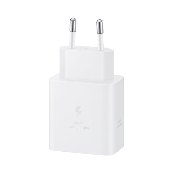 Samsung Original Power Adapter mit USB-C-Kabel - Ladegerät - USB-C-Anschluss - Fast Charger - 45 Watt - 1,8 m - Weiß