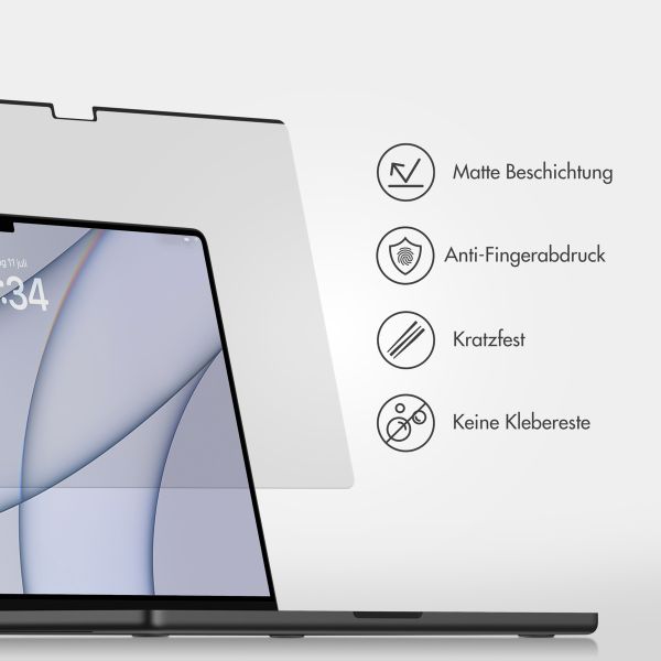 Accezz Magnetische Displayschutzfolie Apple MacBook Air 13 Zoll (2018 - 2020) / Pro 13 Zoll (2018 - 2022)