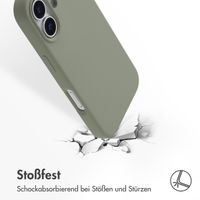 Accezz Liquid Silikoncase mit MagSafe Apple iPhone 17 - Cooper Green