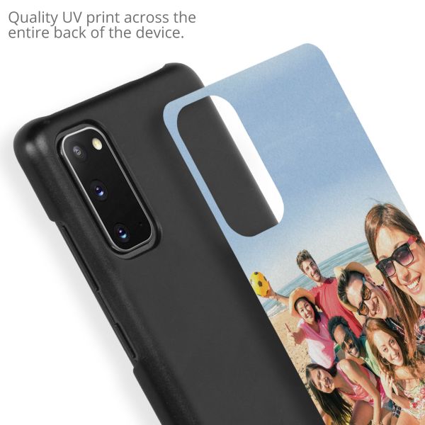 Gestalte deine eigene Hardcase Hülle Samsung Galaxy S20 - Schwarz