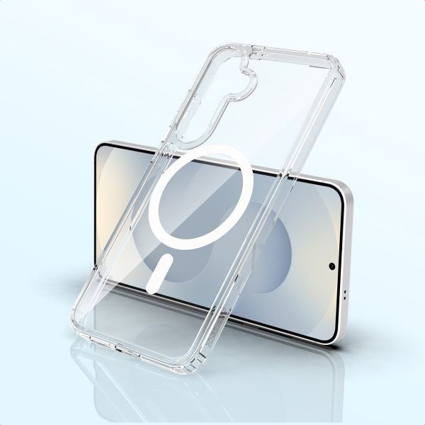 Accezz Xtreme Impact Backcover mit MagSafe Samsung Galaxy S25 Plus - Transparent