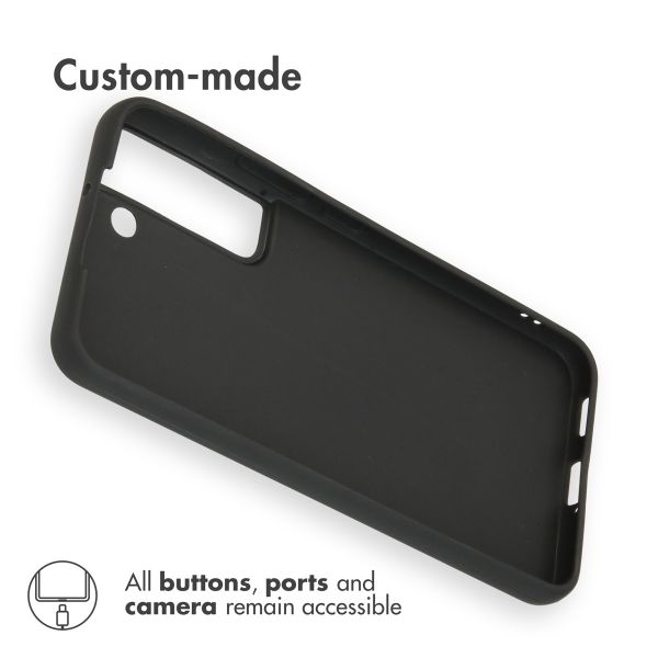 Accezz Color TPU Hülle Samsung Galaxy S22 - Schwarz