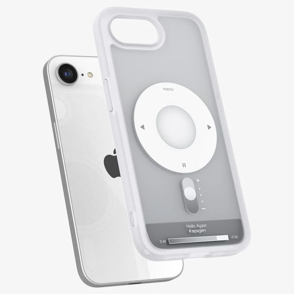 Spigen Ultra Hybrid Backcover MagSafe Apple iPhone 17e / 16e - Classic Silver