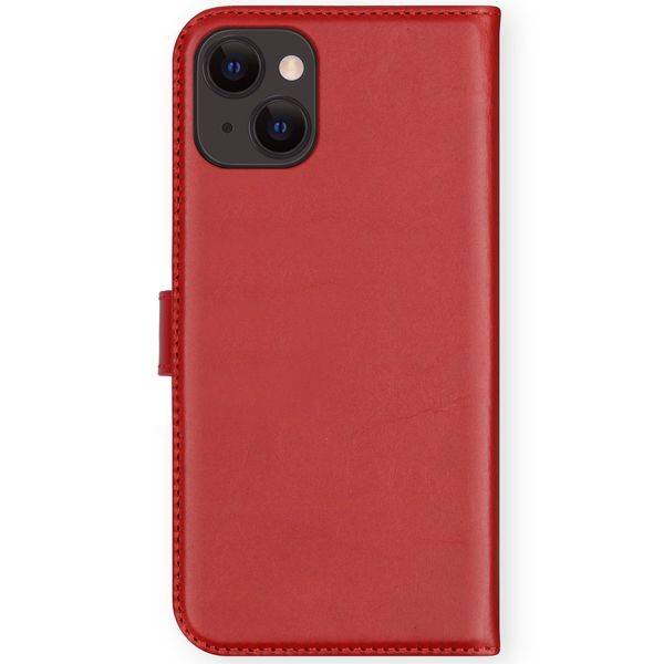 Selencia Echtleder Klapphülle Apple iPhone 13 - Rot