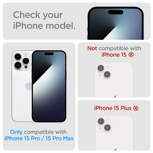 Spigen GLAStR Optik Camera Lens Protector - Kamerainsel-Schutz (2er-Pack) Apple iPhone 16 Pro (Max) / 15 Pro (Max) / 14 Pro (Max) - Transparent