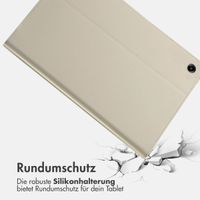 Accezz Classic Klapphülle Samsung Galaxy Tab A9 Plus - Greige