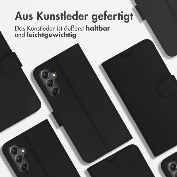 Accezz Wallet TPU Klapphülle Samsung Galaxy A34 (5G) - Schwarz
