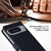 Selencia Echtleder Klapphülle Google Pixel 10 Pro XL - Schwarz