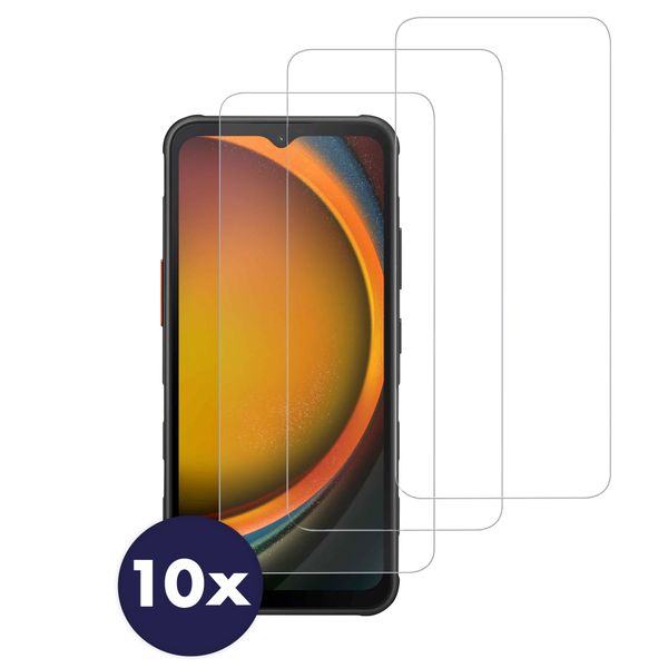 Accezz Displayschutz 10er-pack aus gehärtetem Glas Samsung Galaxy Xcover 7 / 7 Pro