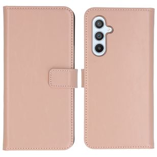 Selencia Echtleder Klapphülle Samsung Galaxy A54 (5G) - Rosa