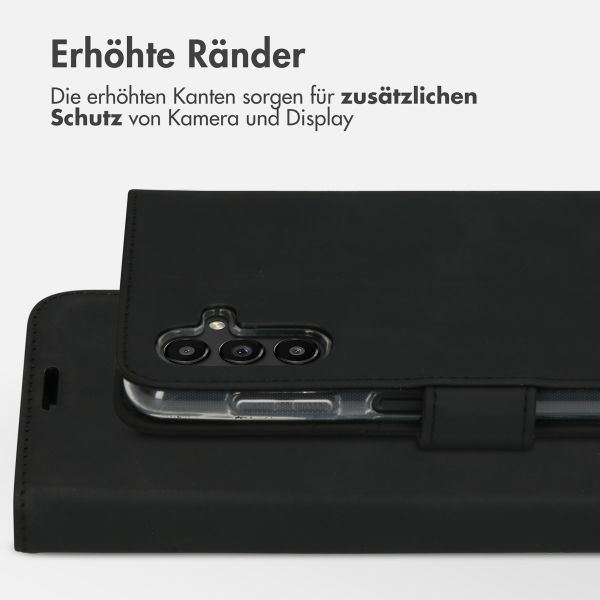 Accezz Wallet TPU Klapphülle Samsung Galaxy A13 (5G) / A04s - Schwarz
