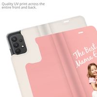 Gestalte deine eigene Compact Gel Klapphülle Samsung Galaxy A32 (4G) - Weiß