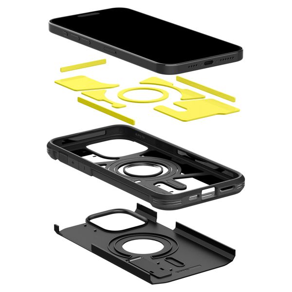 Spigen Tough Armor Backcover MagSafe Apple iPhone 15 Pro Max - Schwarz