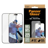 PanzerGlass Ultra-Wide Fit Antibakterieller Displayschutz Apple iPhone 16 Pro Max
