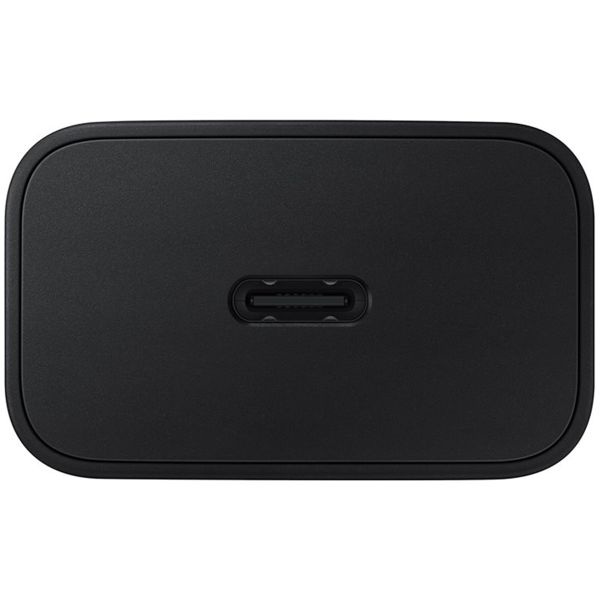 Samsung Original Power Adapter mit USB-C-Kabel - Ladegerät - USB-C-Anschluss - Fast Charger - 15 Watt - 1 m - Schwarz