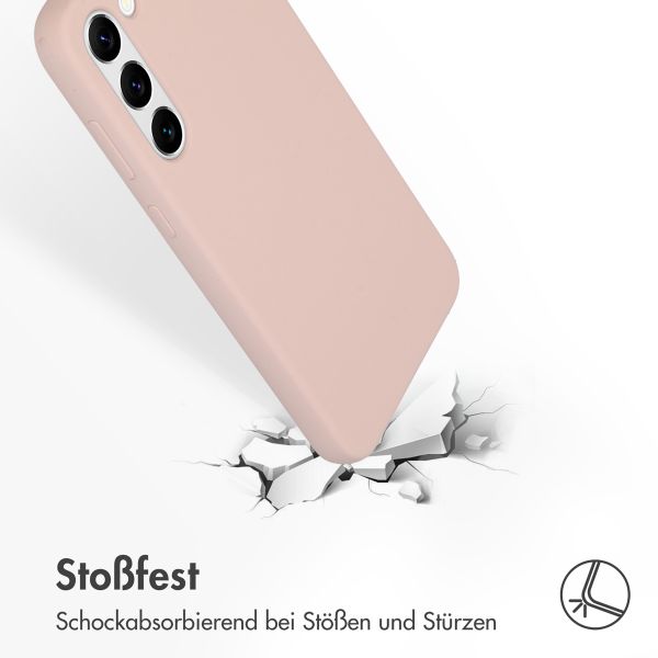 Accezz Liquid Silikoncase Samsung Galaxy S23 Plus - Rosa
