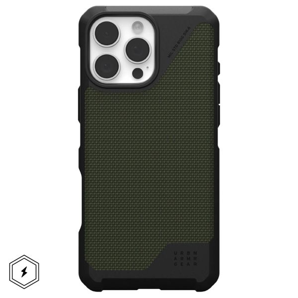 UAG Back Cover Metropolis LT MagSafe Apple iPhone 16 Pro Max - Kevlar Olive