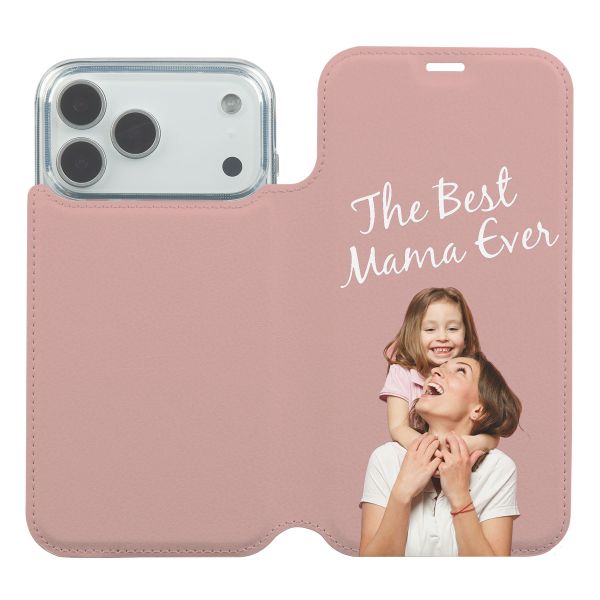 Gestalte deine eigene Compact Gel Klapphülle Apple iPhone 18 Pro Max / 17 Pro Max - Weiß