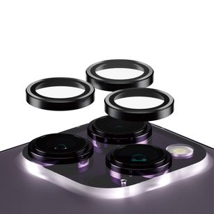 PanzerGlass Kameraprotektor Hoops Optic Rings für das Apple iPhone 14 Pro / 14 Pro Max