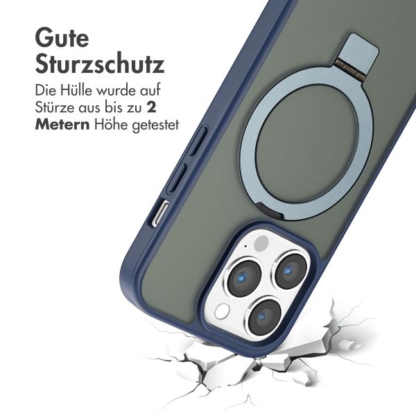Accezz Ring Stand Backcover mit MagSafe Apple iPhone 14 Pro Max - Blau