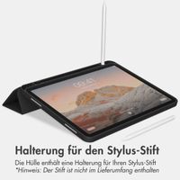 Accezz Smarte Klapphülle aus Silikon Apple iPad Air 11 Zoll (2026) M4 / (2025) M3 / (2024) M2 / Air 5 (2022) / Air 4 (2020) - Schwarz
