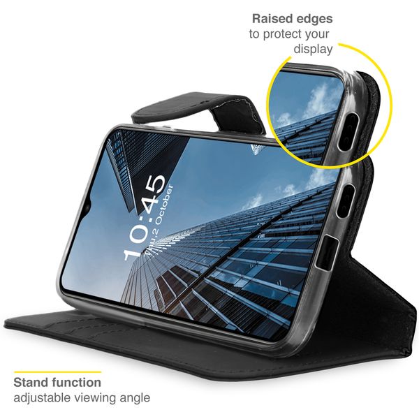 Accezz Wallet TPU Klapphülle Xiaomi Redmi 9C - Schwarz