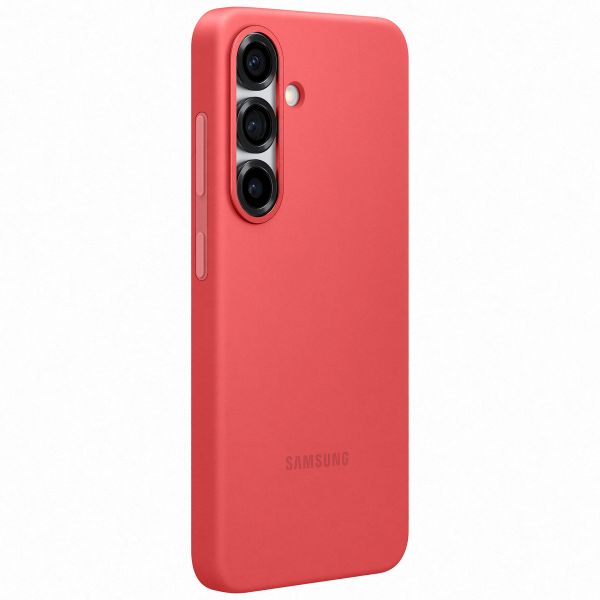 Samsung Original Silikon Cover Samsung Galaxy S25 - Peach