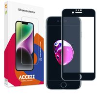 Accezz Full Cover Screen Protector aus gehärtetem Glas Apple iPhone SE (2022 / 2020) / 8 / 7 / 6(s)