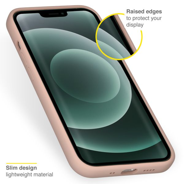 Accezz Liquid Silikoncase Apple iPhone 13 Mini - Rosa