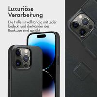 Accezz 2-in-1 Klapphülle aus Leder mit MagSafe Apple iPhone 14 Pro - Onyx Black