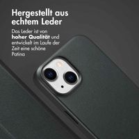 Accezz 2-in-1 Klapphülle aus Leder mit MagSafe Apple iPhone 14 - Onyx Black