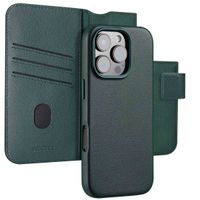 Accezz 2-in-1 Klapphülle aus Leder mit MagSafe Apple iPhone 16 Pro Max - Cedar Green