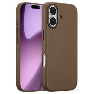 Accezz MagSafe Leather Backcover Apple iPhone 17 - Kaffeebraun