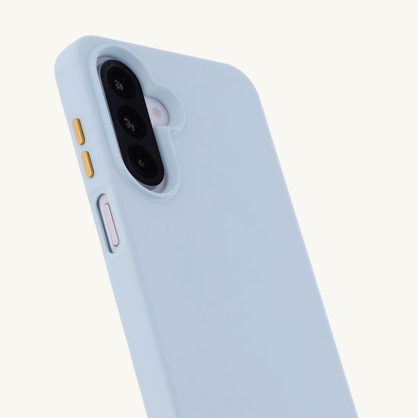 Selencia Rivièra Backcover mit MagSafe mit abnehmbaren Haken Samsung Galaxy A18 / A17 / A16 / A26 - Powder Blue
