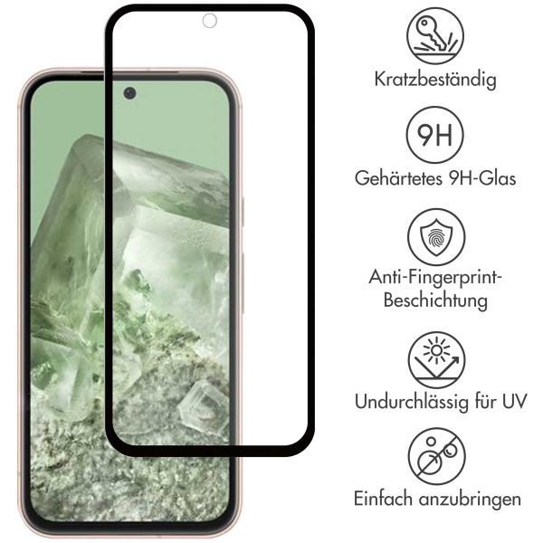 Accezz Full Cover Screen Protector aus gehärtetem Glas Google Pixel 8a