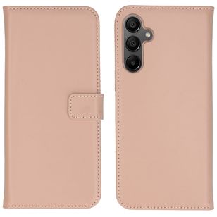 Selencia Echtleder Klapphülle Samsung Galaxy A15 (5G/4G) - Dusty Pink