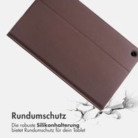 Accezz Classic Klapphülle Samsung Galaxy Tab A9 Plus - Braun